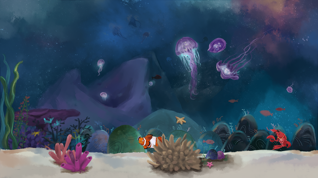 《Heart of Ocean》游戏美术（图ZMjMwMDY5NzU2） - 独立游戏 - 站酷设计师April夏原创素材 - 站酷ZCOOL