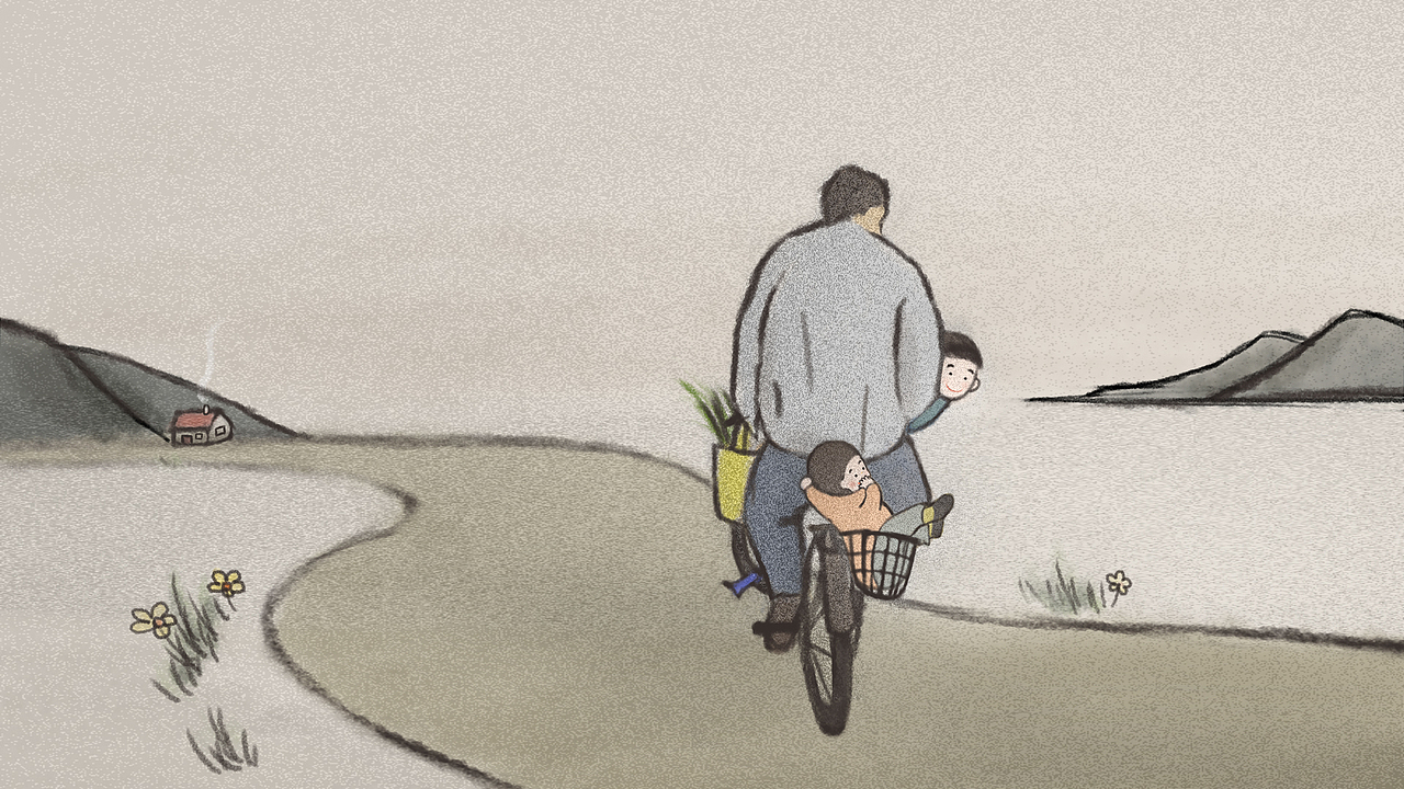 央视清明专题#睹物思人#系列插图 父亲的大二八