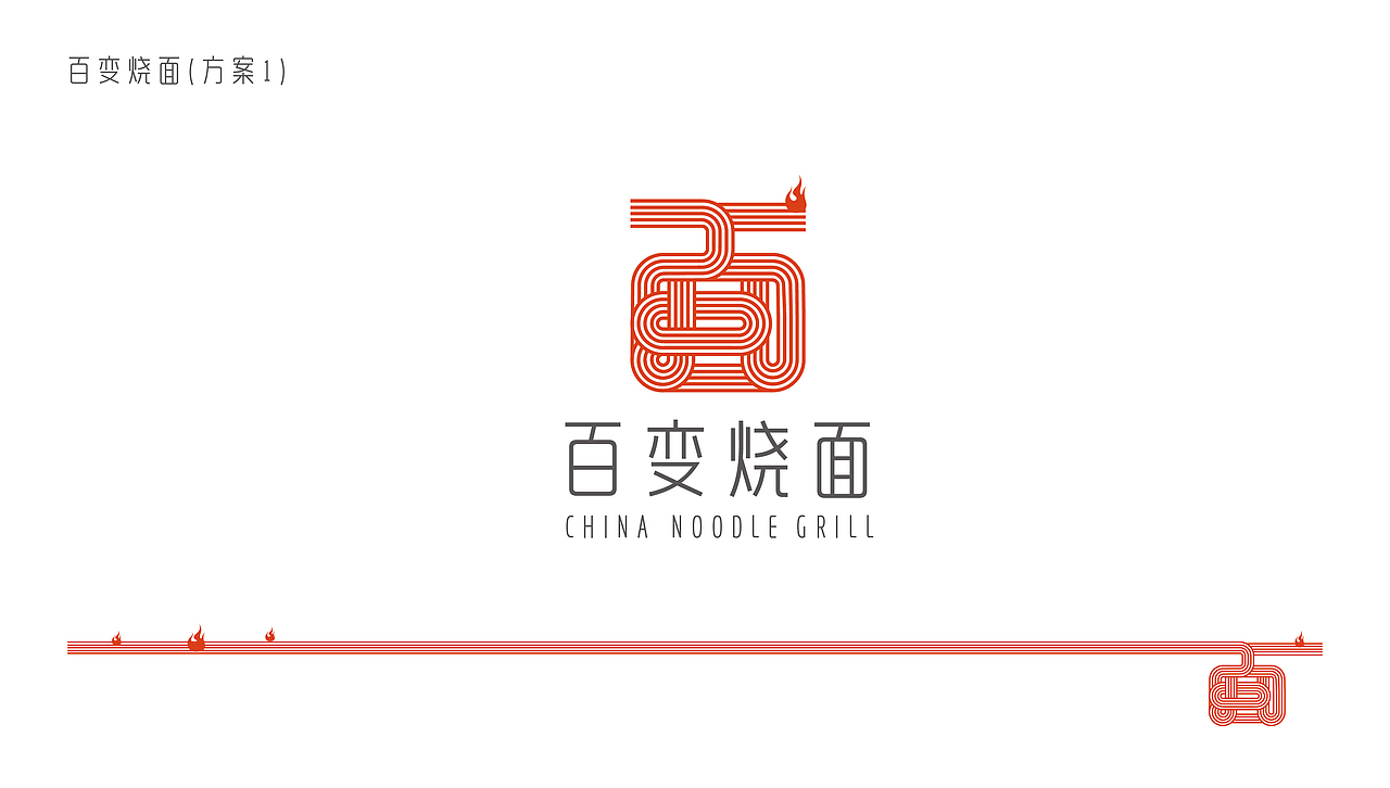百变烧面。两套方案。铁板烧面，少出各种不一样的面（图ZNDUyODY5MTY=） - Logo - 站酷设计师张德帅110原创素材 - 站酷ZCOOL