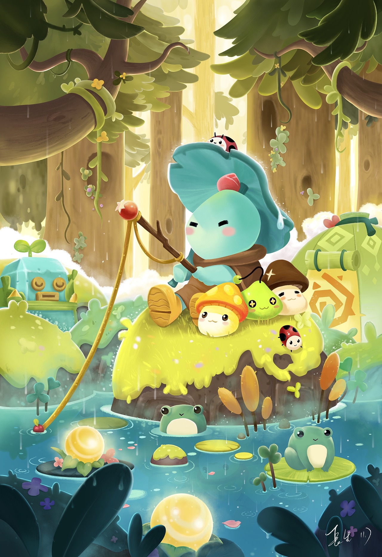 冒险岛手绘临摹|插画|创作习作|长生 - 临摹作品 - 站酷 (zcool)