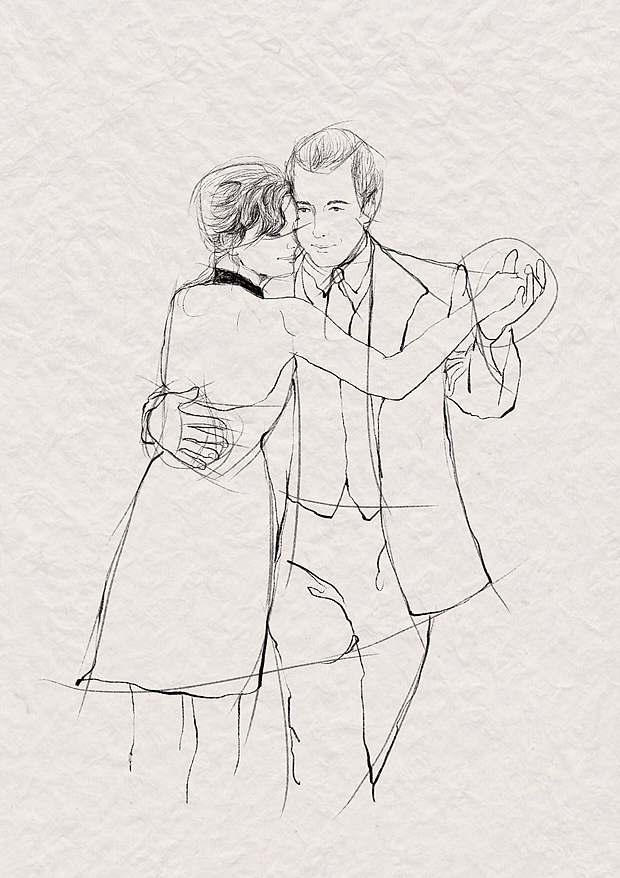 每日速写 闻香识女人（图ZMzIwMjE0ODY0） - 商业插画 - 站酷设计师春光灿烂Pipi皮原创素材 - 站酷ZCOOL