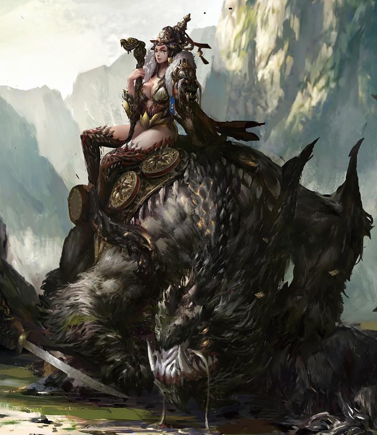 百妖聚合（图ZNzg1MjAzNDg=） - 游戏原画 - 站酷设计师Kody官帝原创素材 - 站酷ZCOOL