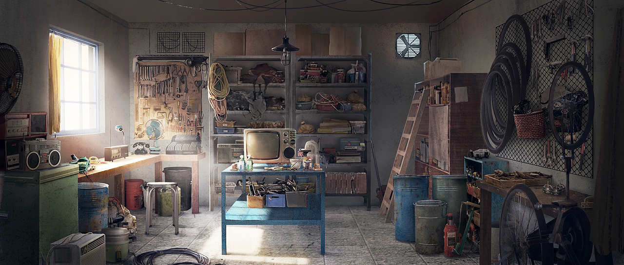 分享收藏云无月影视平面道具设计古装戏影视概念气氛图现代戏影视概念