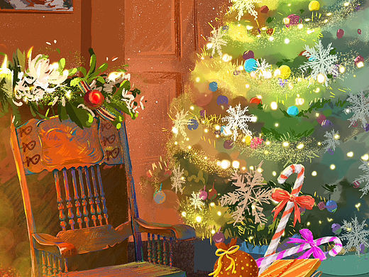 去年朋友圈的圣诞礼物