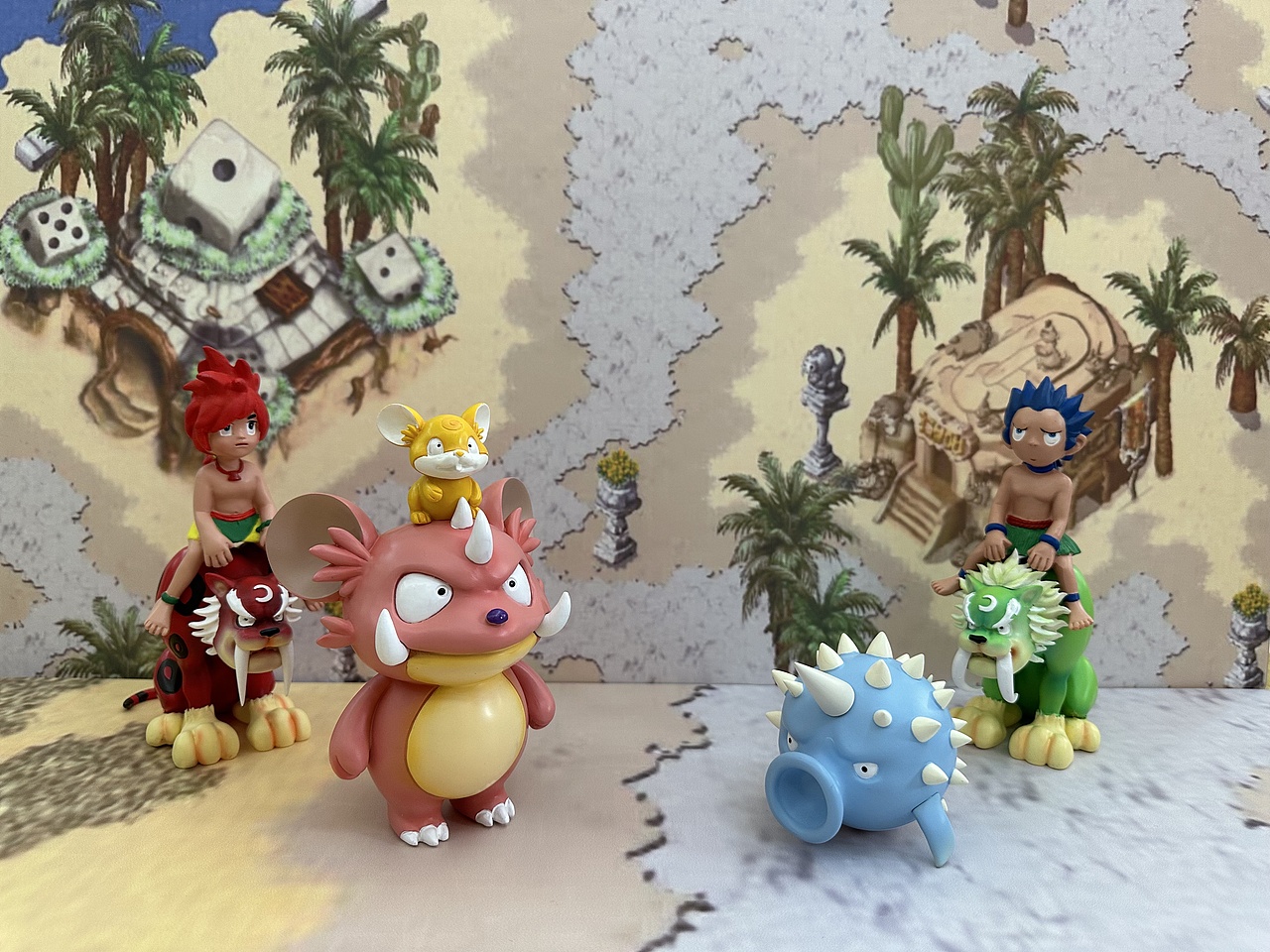 石器时代私人定制手办模型鲁比、海胆、老虎（图ZMzM2ODE2NTUy） - 人文/纪实摄影 - 站酷设计师Z644877344原创素材 - 站酷ZCOOL