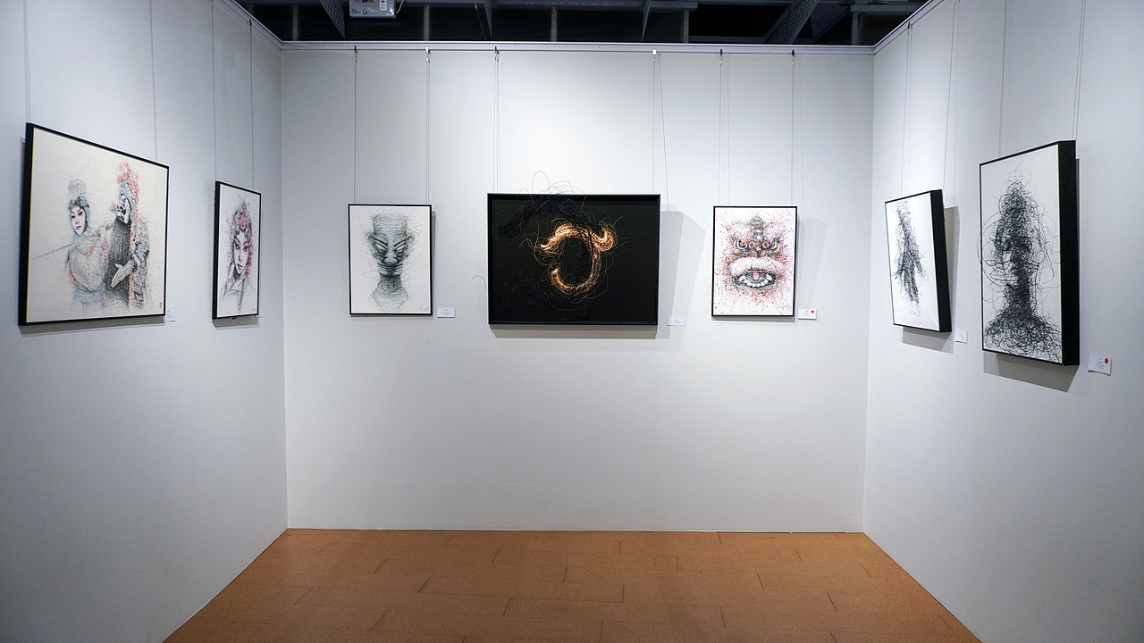 鸟巢ART SPACE |《无序·线象》文尧飞线艺术展