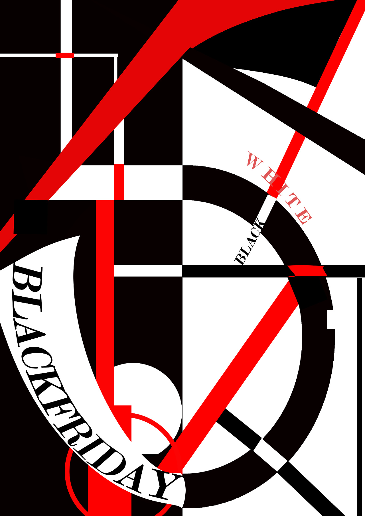 随便排的构成海报