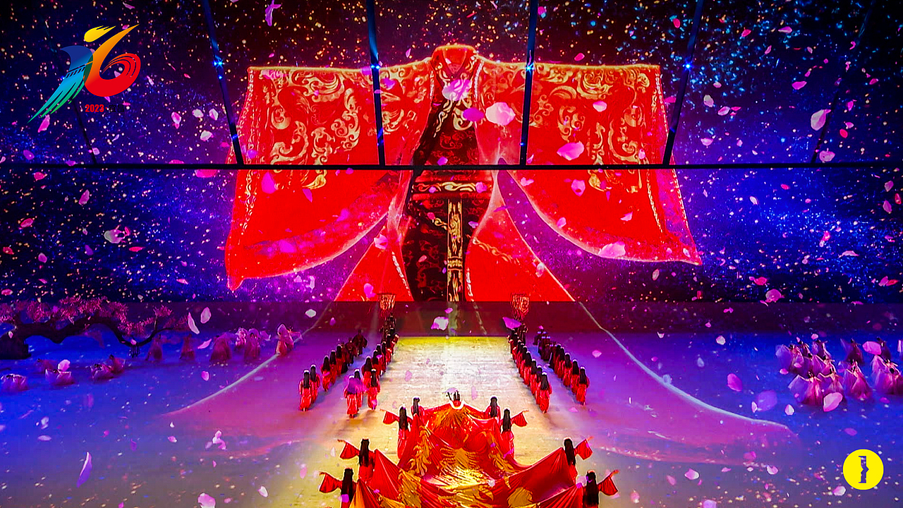 湖北省第十六届运动会开幕式“峡尽天开楚天舒”