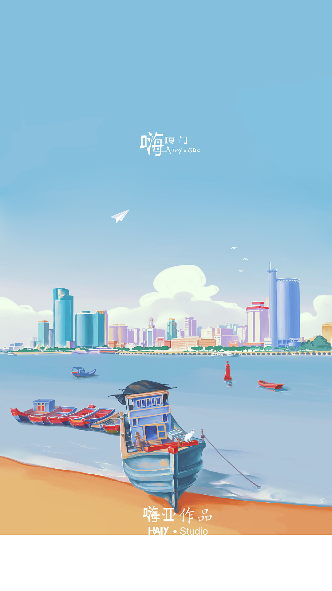 《海》主题展览（沙坡尾）（图ZMTI4MzEzMDg4） - 商业插画 - 站酷设计师嗨亚原创素材 - 站酷ZCOOL