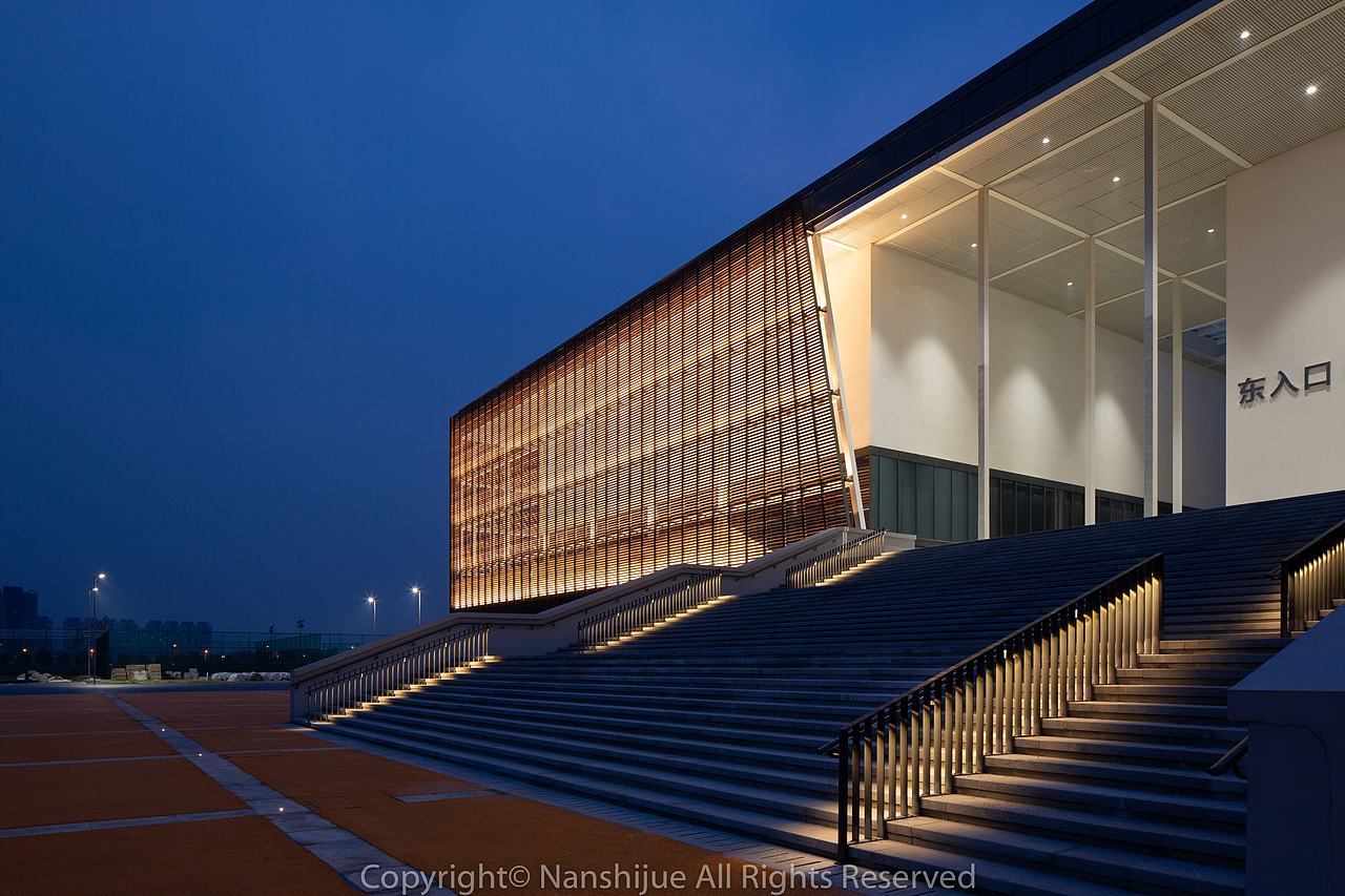 扬州仪征体育馆建筑空间摄影建筑摄影公共建筑拍摄