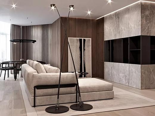 正弘澜庭叙100平现代简约风格，超简约有气质的新家