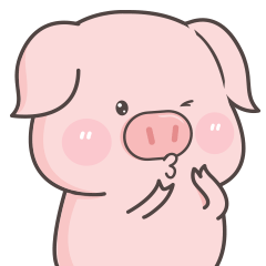 猪的可爱表情符号图片