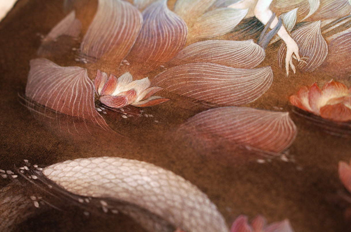 【中国百鬼】白蛇·化人（图ZMzc0MzkwNzI=） - 创作习作 - 站酷设计师画师杉泽原创素材 - 站酷ZCOOL