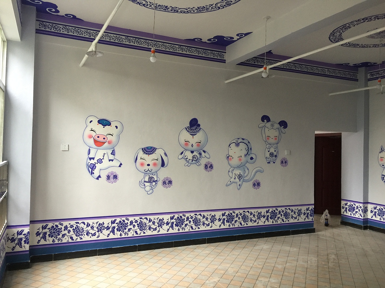 云南昆明幼儿园墙体彩绘手绘墙绘墙画—寻甸金源幼儿园（图ZMTkxMzI2NDg4） - 其他手工艺 - 站酷设计师云南锦泰彩绘原创素材 - 站酷ZCOOL