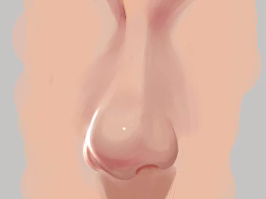 女性 鼻子手绘练习