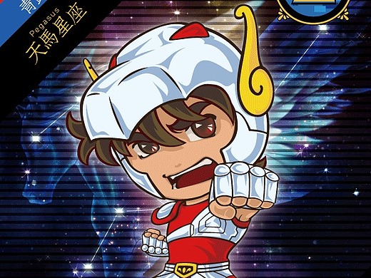 圣斗士星矢qposecard插画练习
