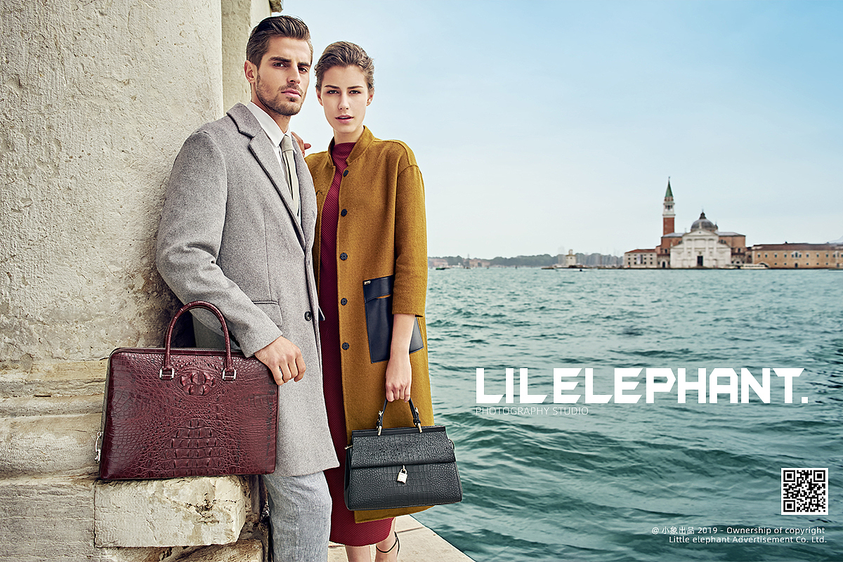 广告商业拍摄 金利来皮包广告拍摄|小象广告摄影