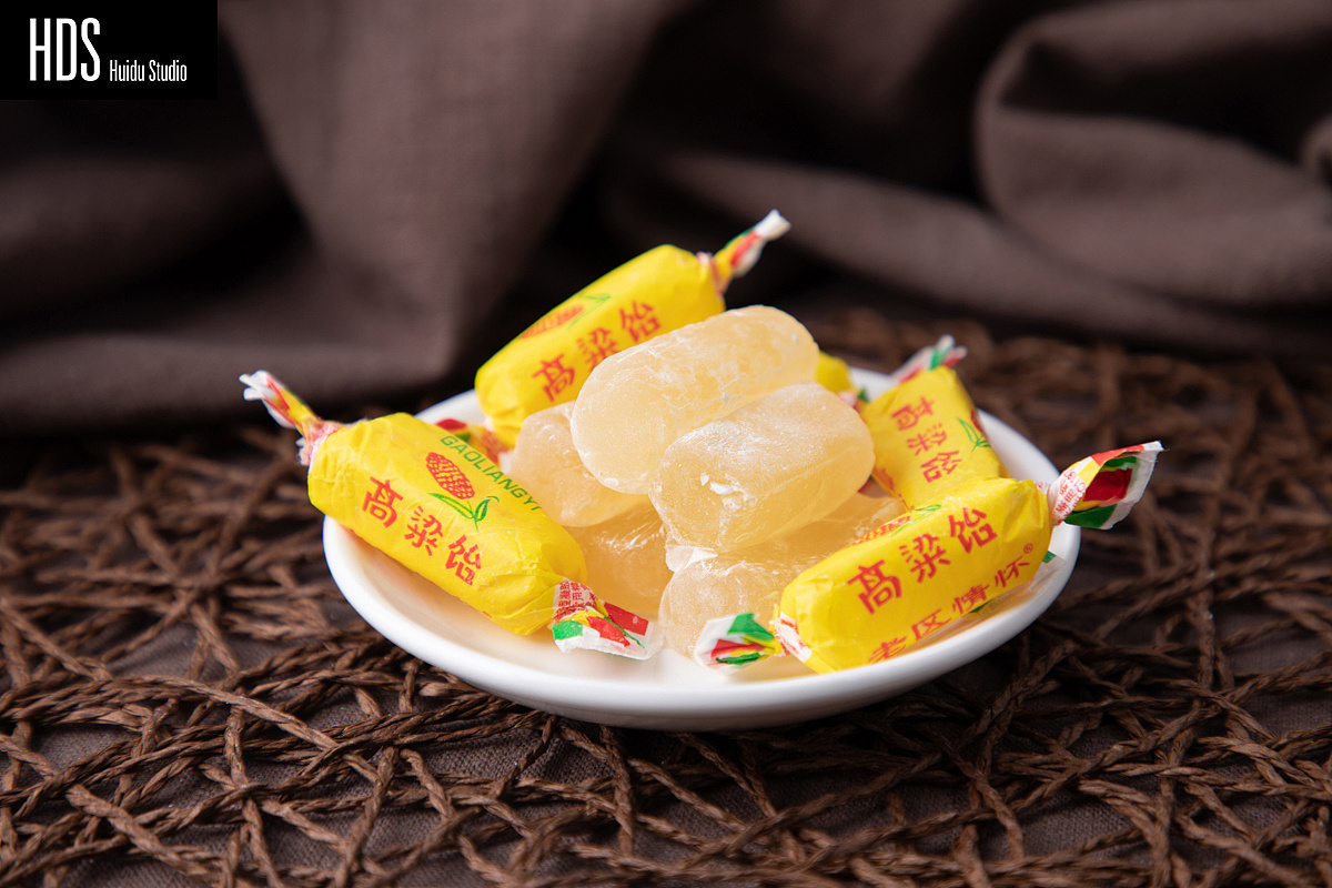 高粱饴场景图拍摄 详情页制作