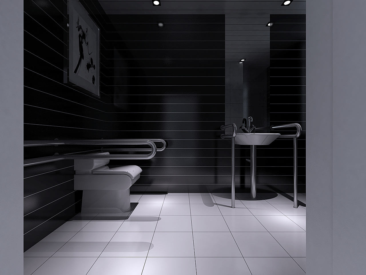 商场洗手间实际设计施工|空间|家装设计|professorchong - 原创作品 - 站酷 (ZCOOL)