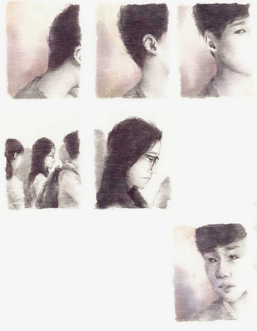 研究生毕业创作~圆珠笔绘本《如歌》