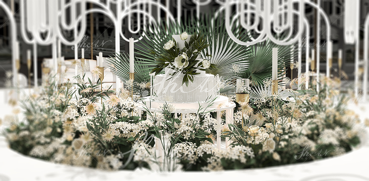 3D婚礼设计作品——城南花开