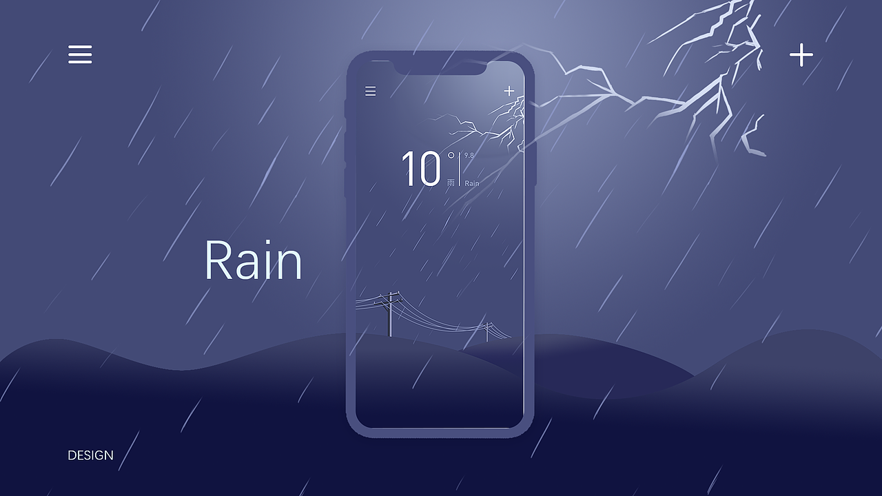 天气APP概念稿（图ZMjM2MjUyNDg4） - APP界面 - 站酷设计师雪糕团子原创素材 - 站酷ZCOOL