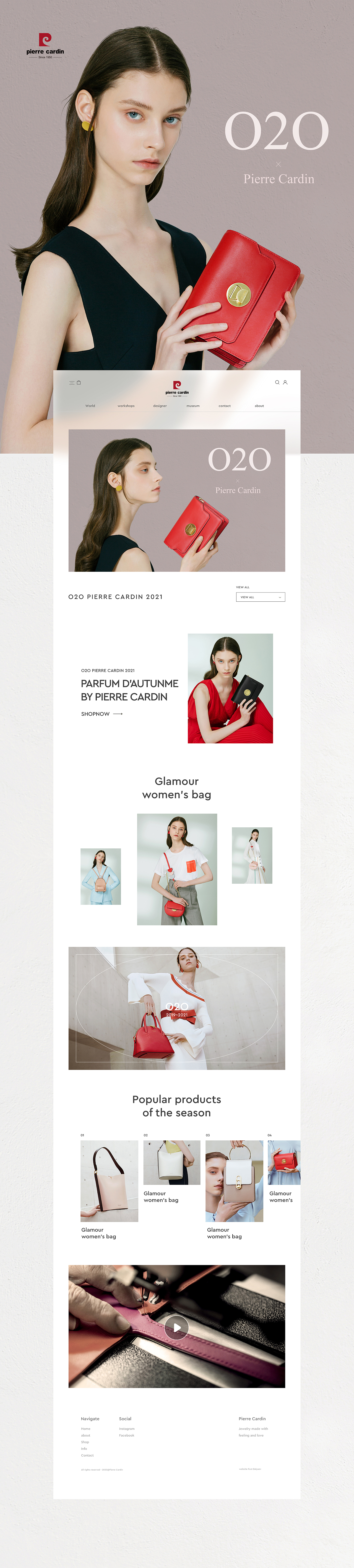 网站设计丨皮尔·卡丹×圣思羽 GODDESS OF WISDOM（图ZMjUzODQyODgw） - 企业官网 - 站酷设计师圣思羽品牌策划原创素材 - 站酷ZCOOL