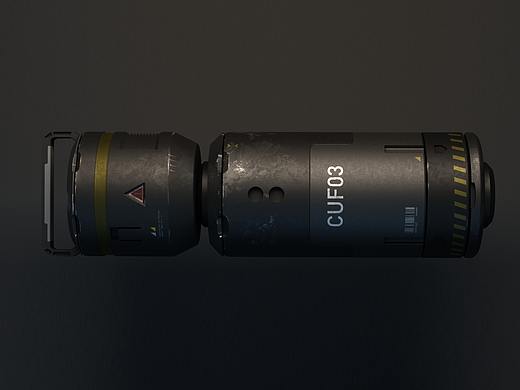 maya建模渲染练习 武器