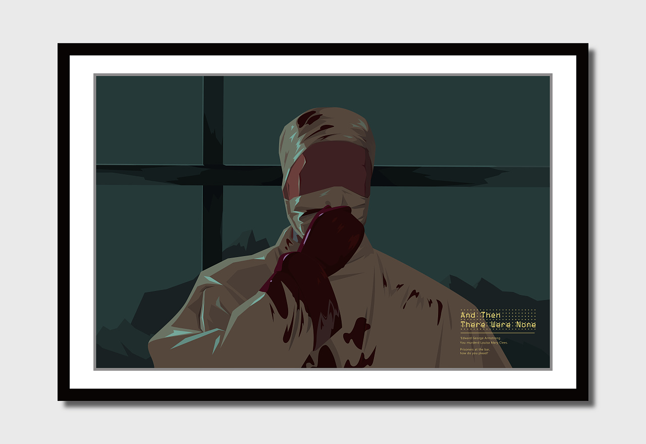 悬疑读物《无人生还》-原创插画习作