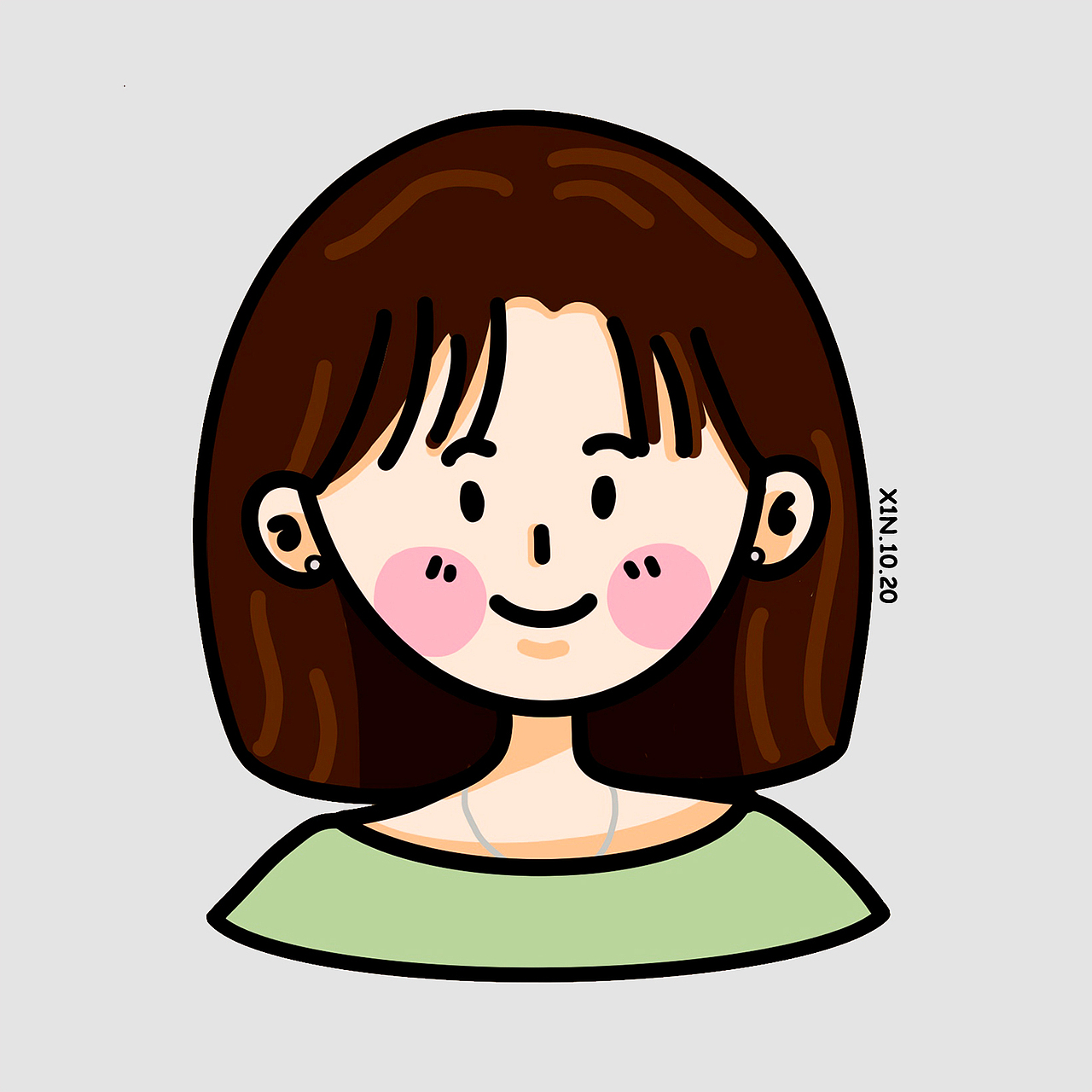 procreate手绘头像系列_MiShellK-站酷ZCOOL