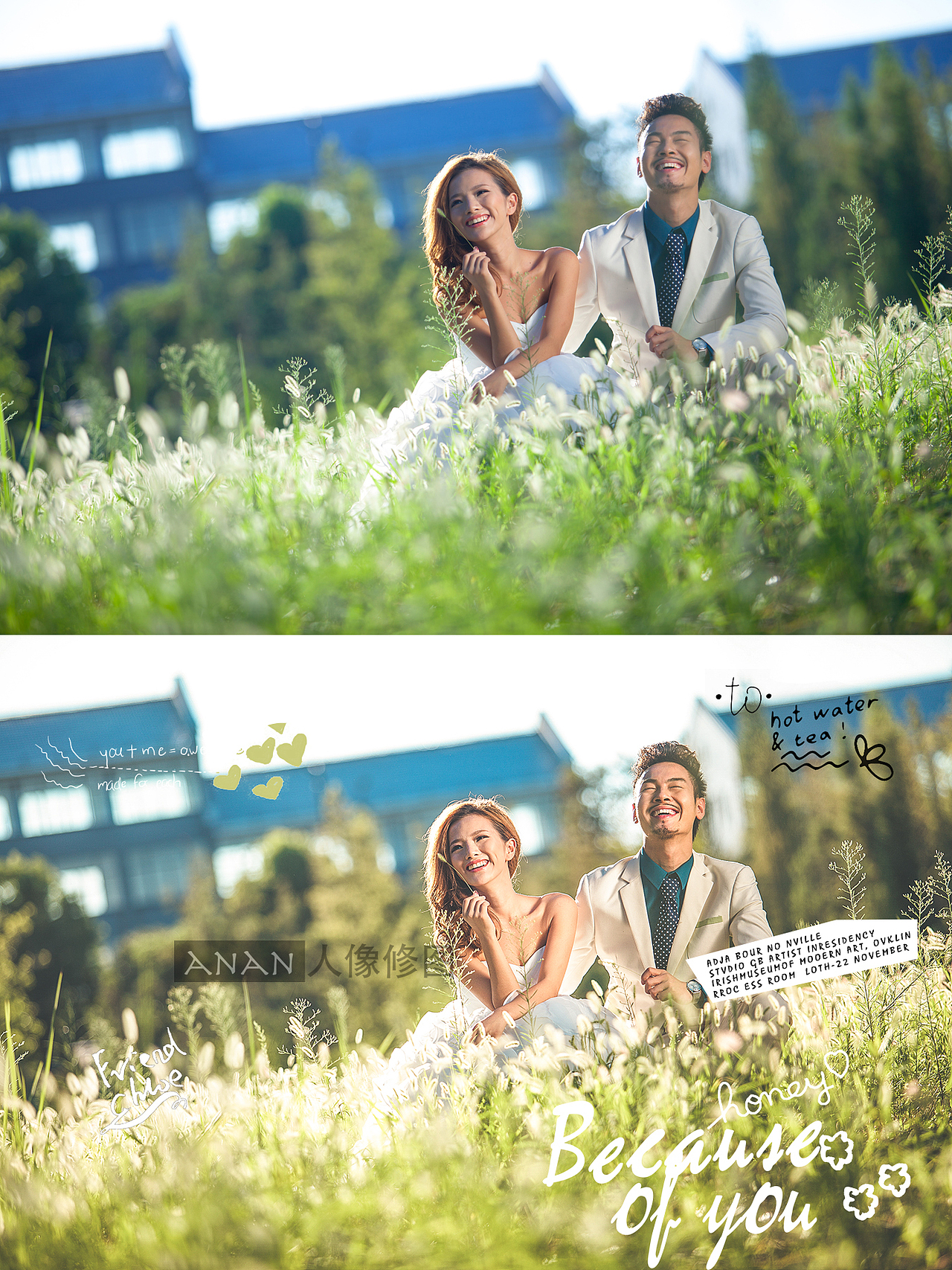 色调练习对比。（图ZMTUxMTMxOTI0） - 修图/后期 - 站酷设计师小琳同学原创素材 - 站酷ZCOOL