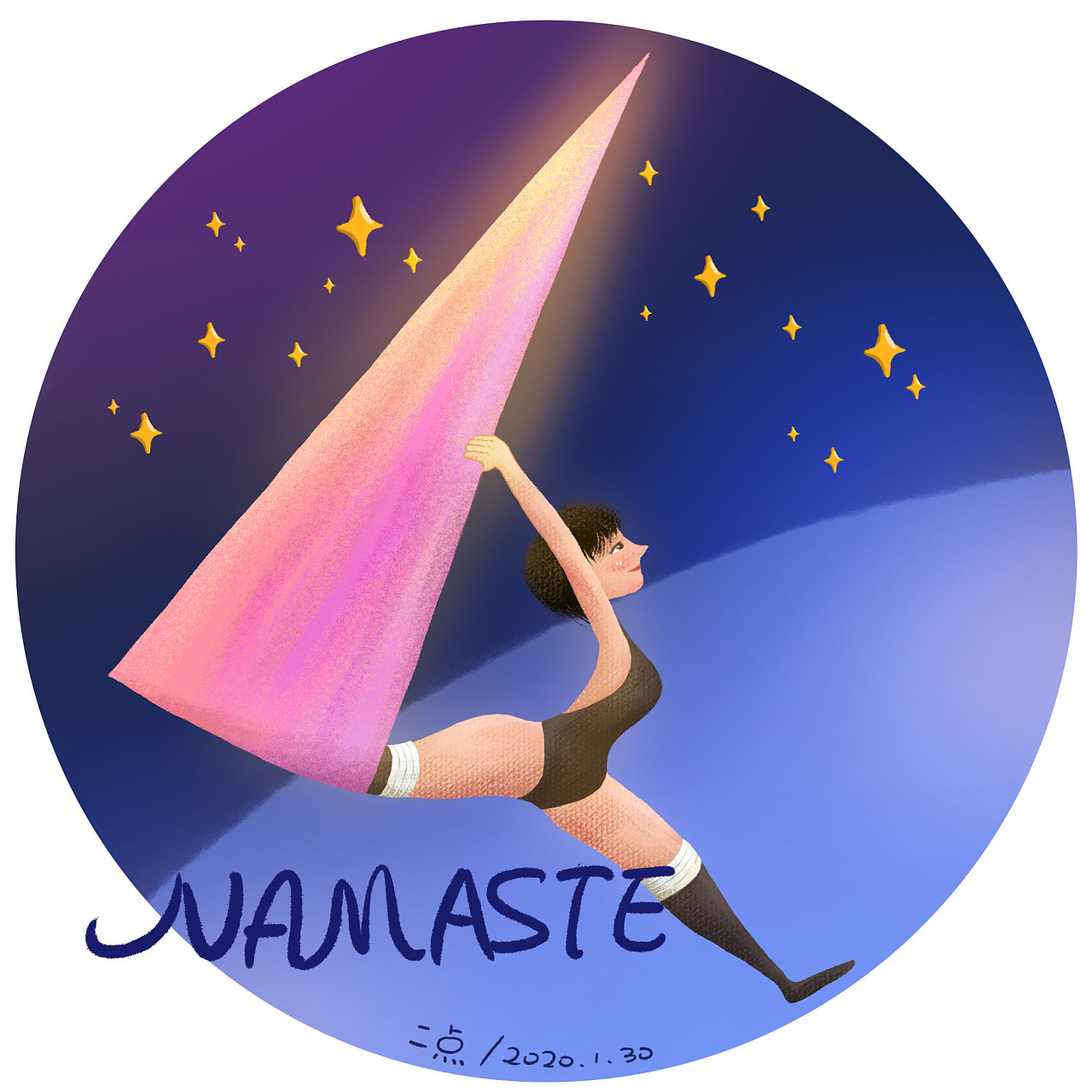 空中瑜伽习作-2020-1-30