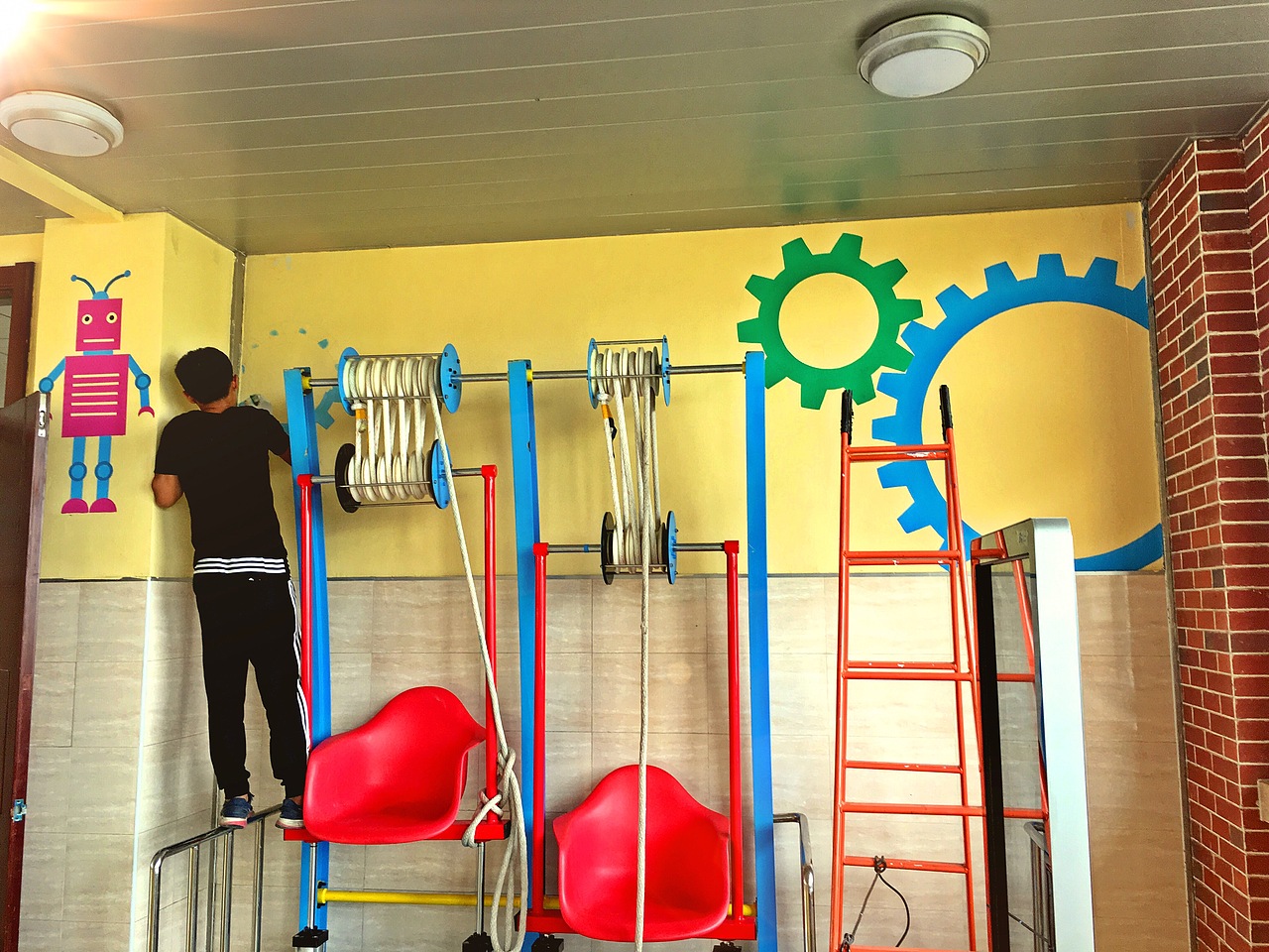 那些琐碎的墙绘作品