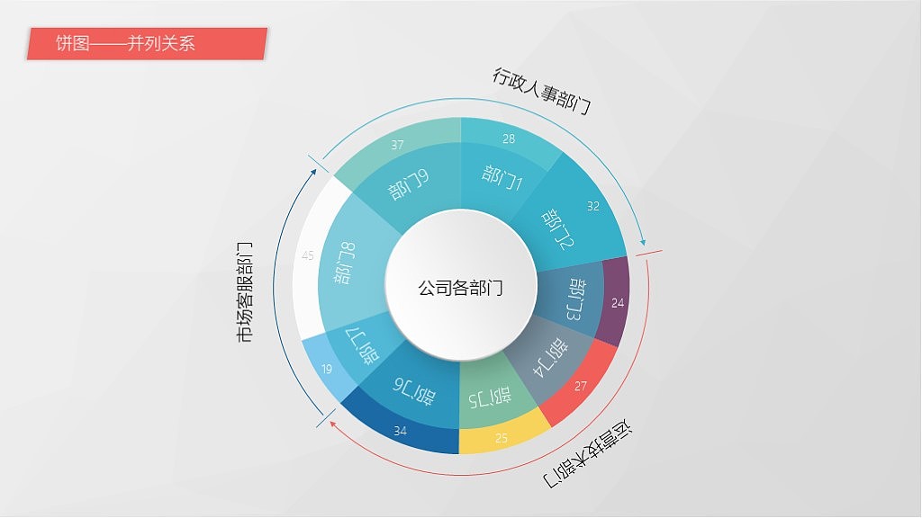 宅寂系列：微立体LOWPOLY可编辑数据图表PPT模板
