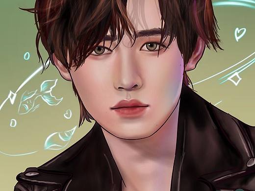 时代少年团 宋亚轩 手绘版人像