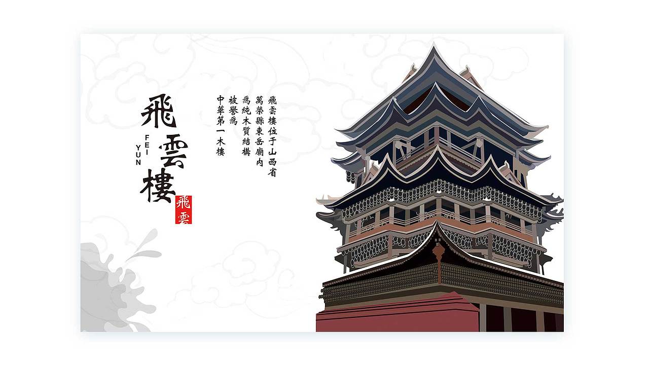 山西印象-山西旅游插画地图（图ZNDg3Nzk4MzY=） - 商业插画 - 站酷设计师GooTo丶原创素材 - 站酷ZCOOL