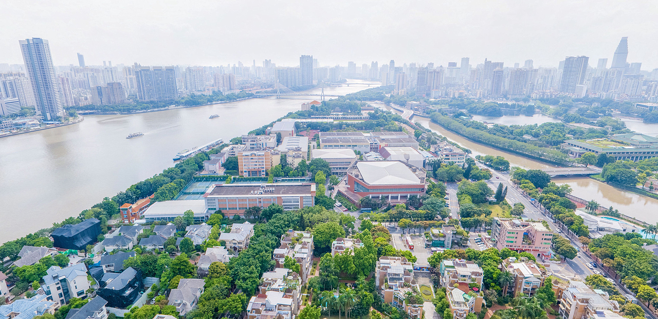 广州二沙岛航拍