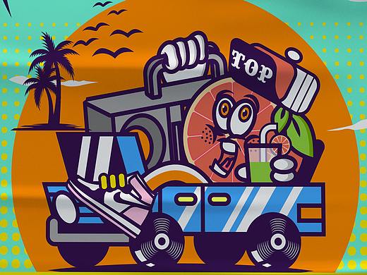 潮流插画（个人主页-ZNDY2MjM4NjA=） - 创作习作 - 站酷设计师波妞爱吃肉原创素材 - 站酷ZCOOL