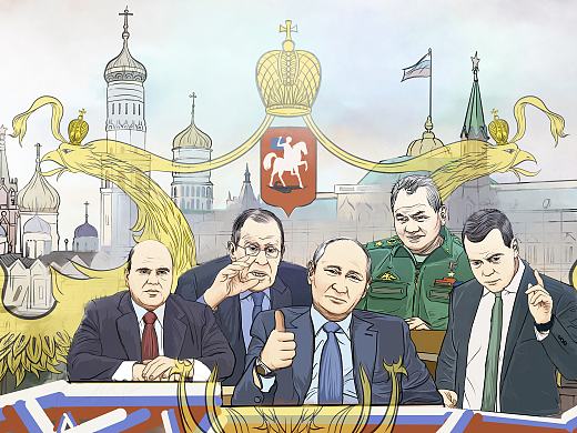 外国政治系列插画