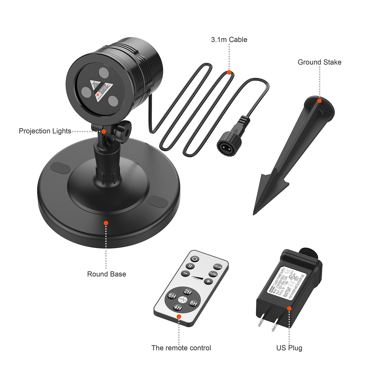 圣诞 激光灯 建模渲染 亚马逊美工 聚光影像