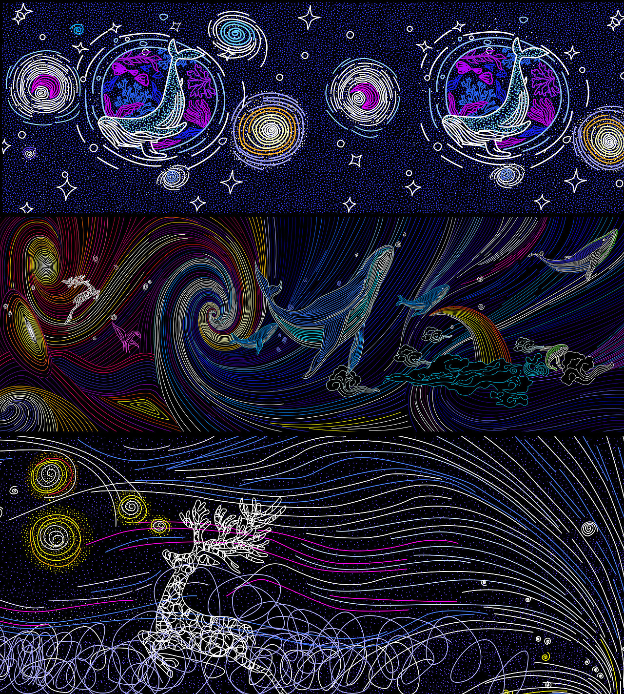 灯饰画设计（图ZMjA2NzI2ODA4） - 图案 - 站酷设计师信田光原创素材 - 站酷ZCOOL