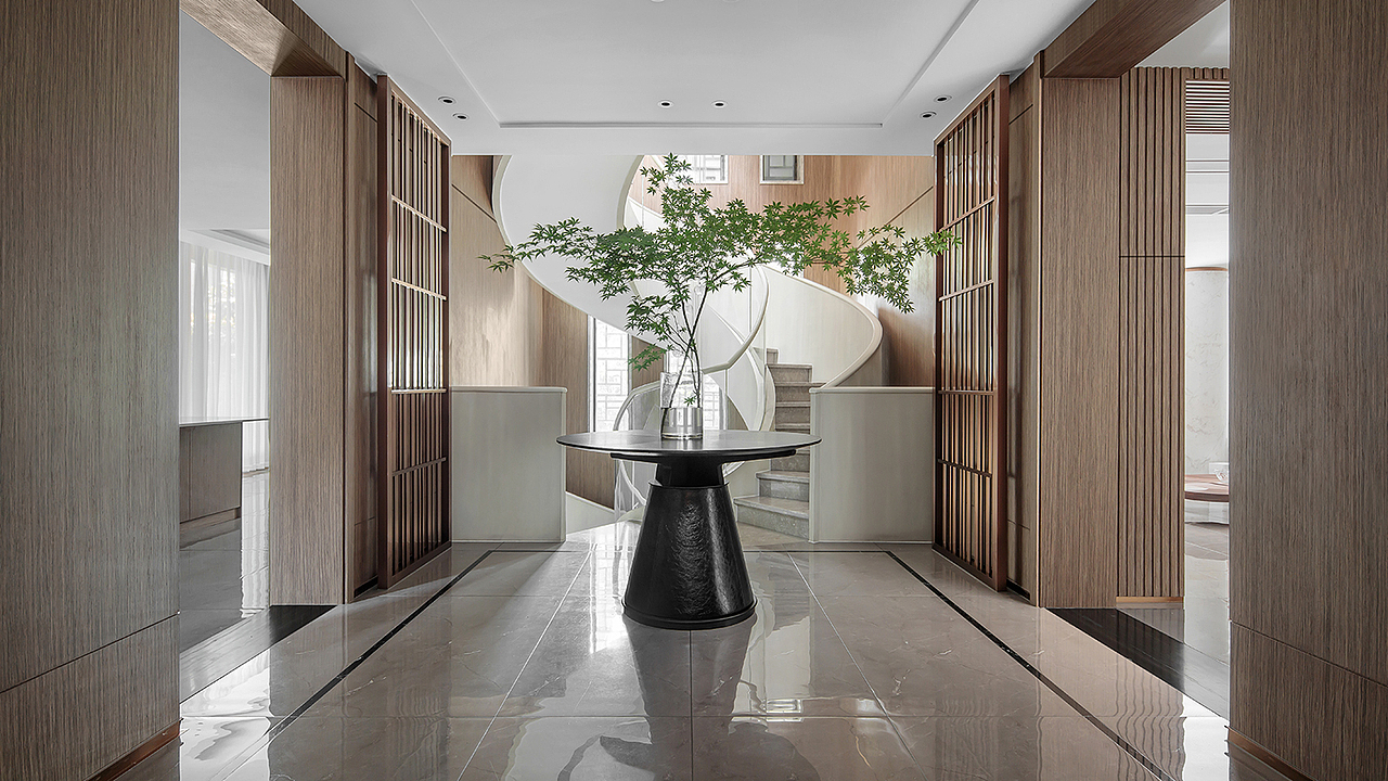 之境内建筑 | 峨眉山1200平现代东方独栋别墅