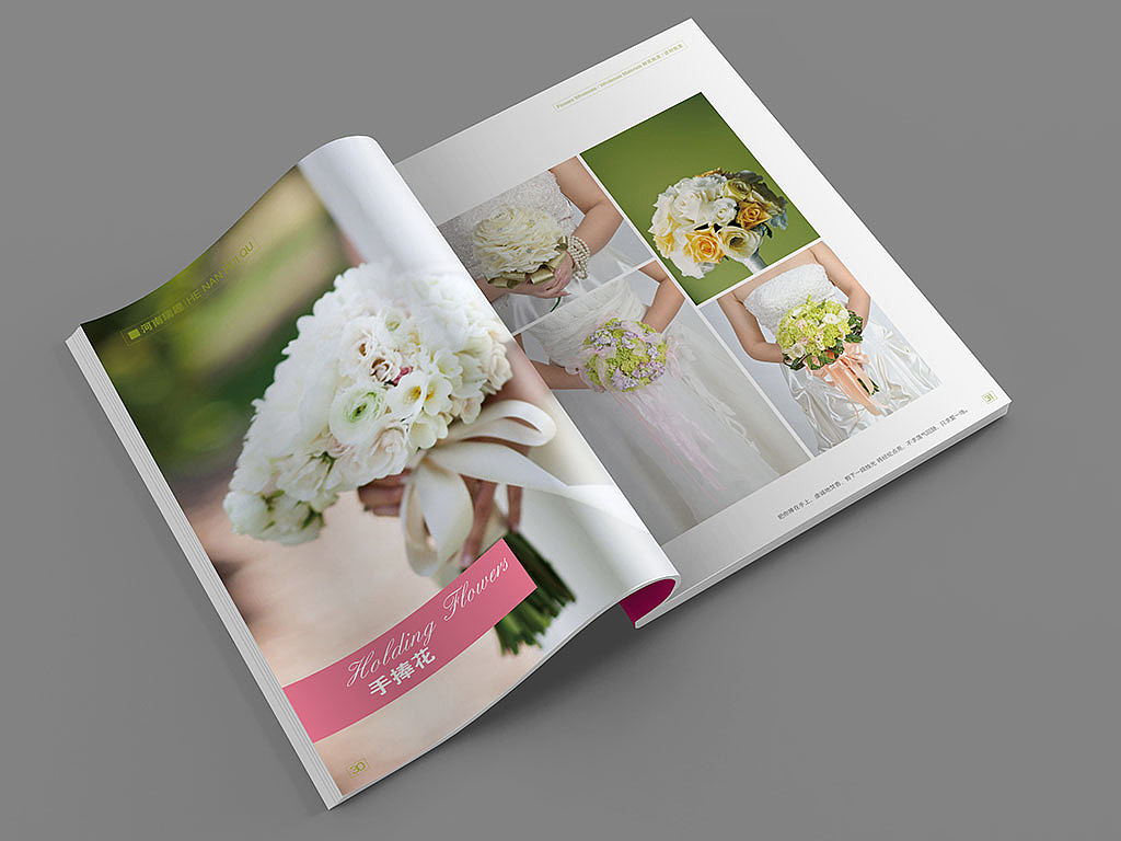 花艺杂志排版设计（图ZNDc4NTM3NjA=） - 书籍/画册 - 站酷设计师light2413原创素材 - 站酷ZCOOL