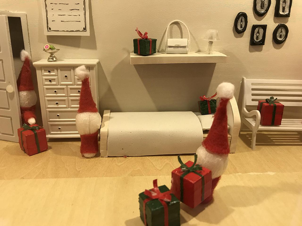 圣诞主题橱窗展示