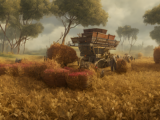 #站酷梦笔#耕耘 收获