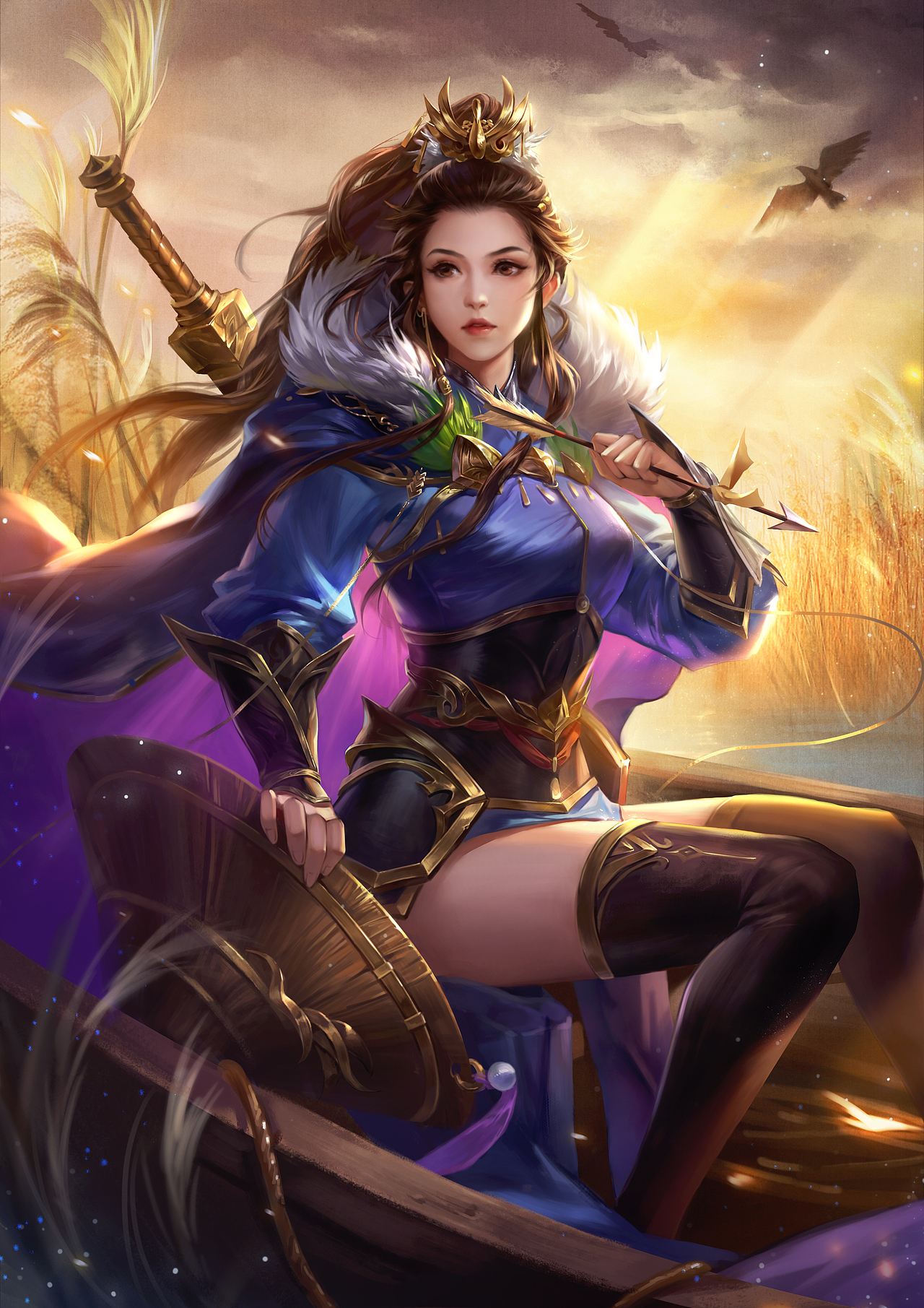 三国杀卡牌糜夫人马云禄曹婴灵雎