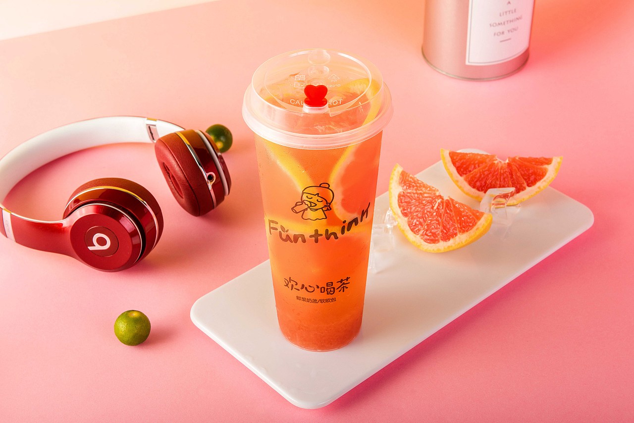 夏日午后;来一杯清新得水果茶吧~ - 原创作品 - 站酷(zcool)