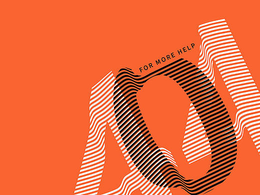 404折叠线条文字海报