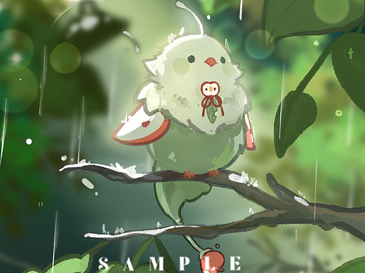 小动物氛围插画合集1