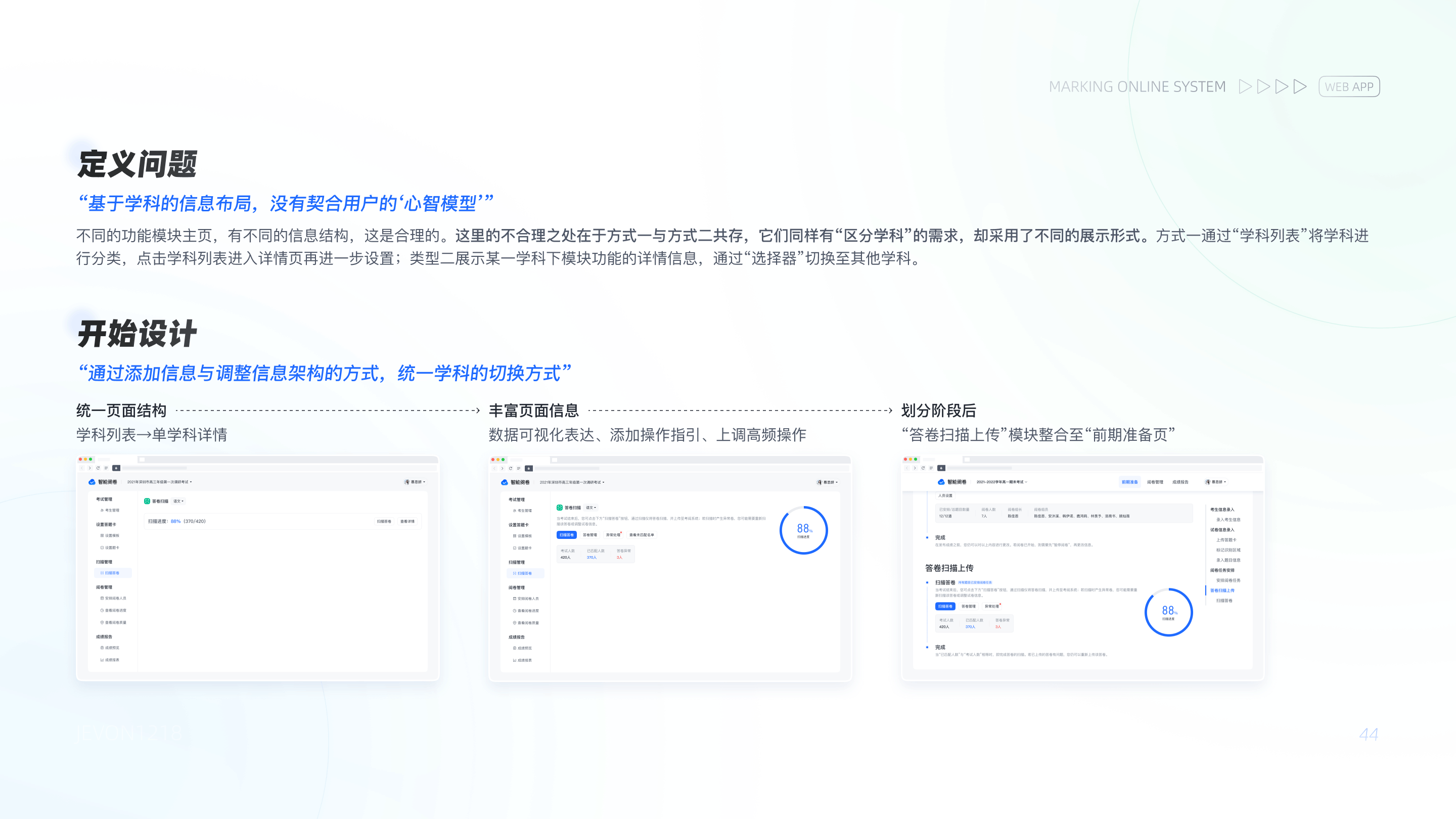 B端产品 | Marking Online System 在线阅卷系统
